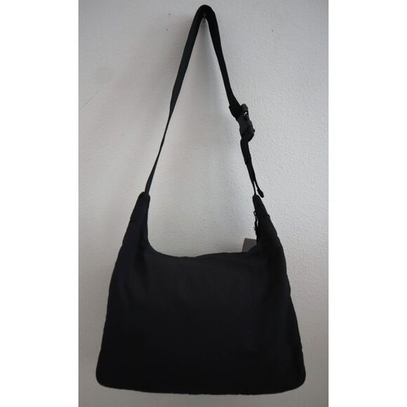 Hunter Unisex Large Black Nylon Commute Shoulder Bag w/Adjustable Webbing Strap - Picture 11 of 16